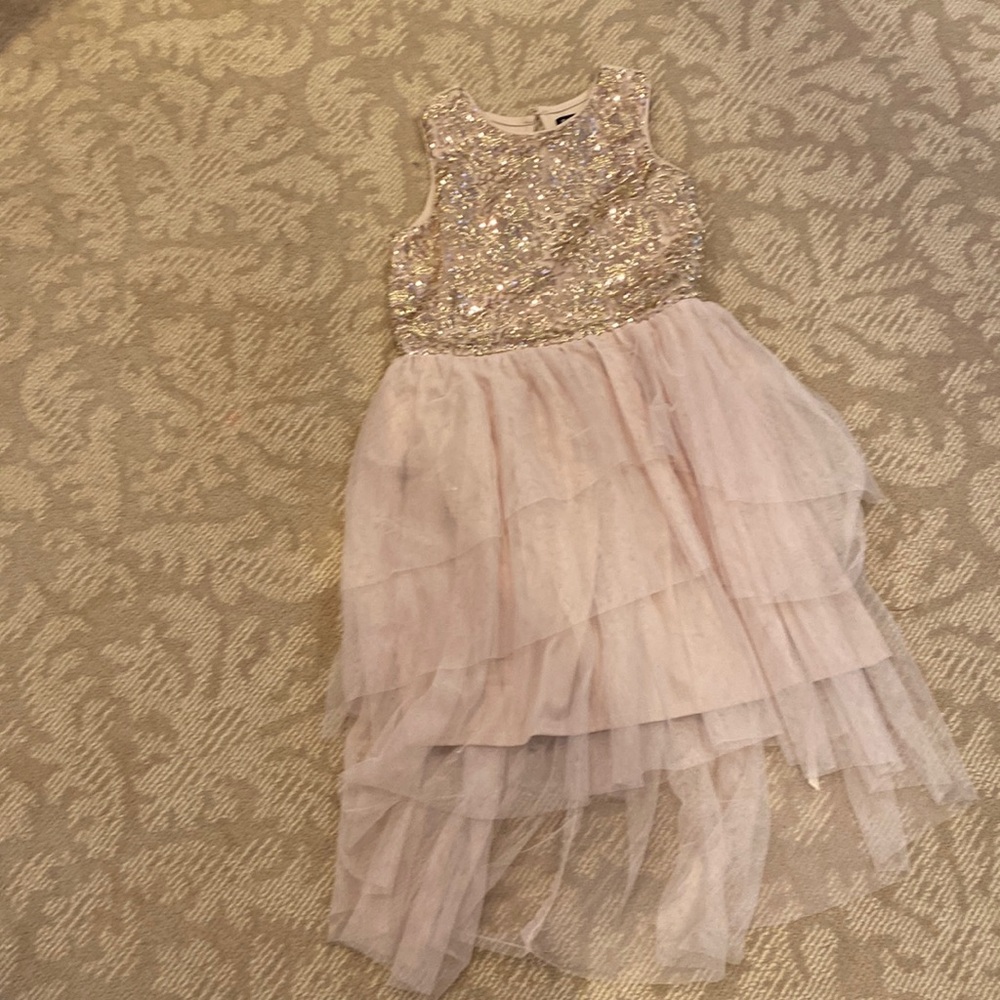 Kid fluffy ballgown